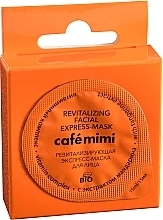 Fragrances, Perfumes, Cosmetics Revitalizing Express Face Mask "Vitamin Complex" with Tangerine Extract - Cafe Mimi Revitalizing Facial Express-Mask