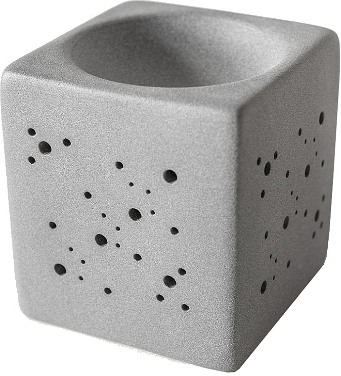Cube Aroma Lamp, grey - Flagolie By Paese Cube Fireplace Grey — photo N1