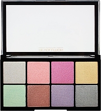 Face Highlighter Palette - Makeup Revolution Ultra Cool Glow — photo N2