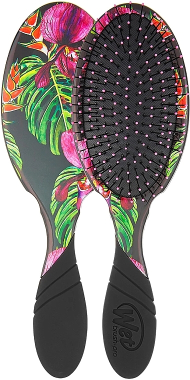 Hair Brush - Wet Brush Pro Detangler Neon Night Tropics — photo N2