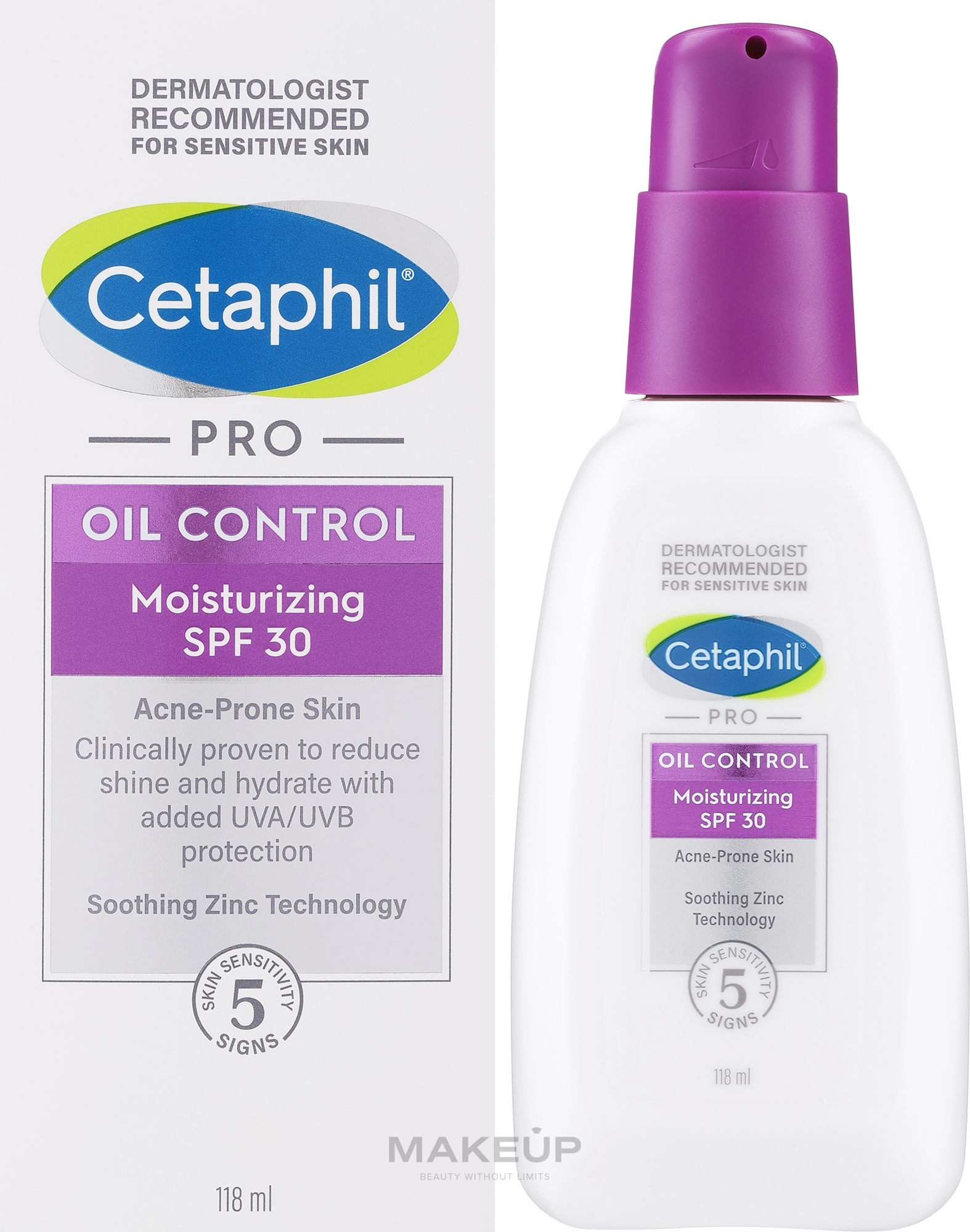 Sebo-Regulating Face Cream - Cetaphil Dermacontrol Oil Control Moisture SPF 30 — photo 118 ml