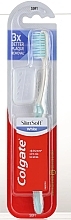 Fragrances, Perfumes, Cosmetics Toothbrush, soft, turquoise 2 - Colgate Slim Soft White 0.01 mm