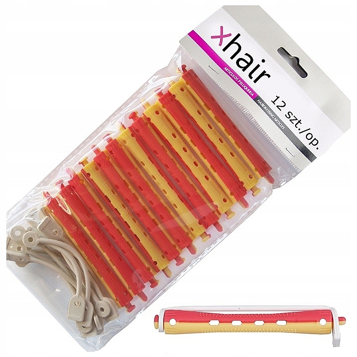 Cold Perm Rods, d9 mm, yellow-red, 12 pcs. - Xhair — photo N1