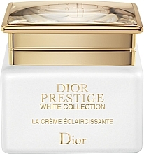 Fragrances, Perfumes, Cosmetics Face Cream - Dior Prestige White Collection La Creme Eclaircissante