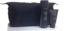 Fragrances, Perfumes, Cosmetics Set - Academie Men (gel/150ml + balm/50ml + bag)