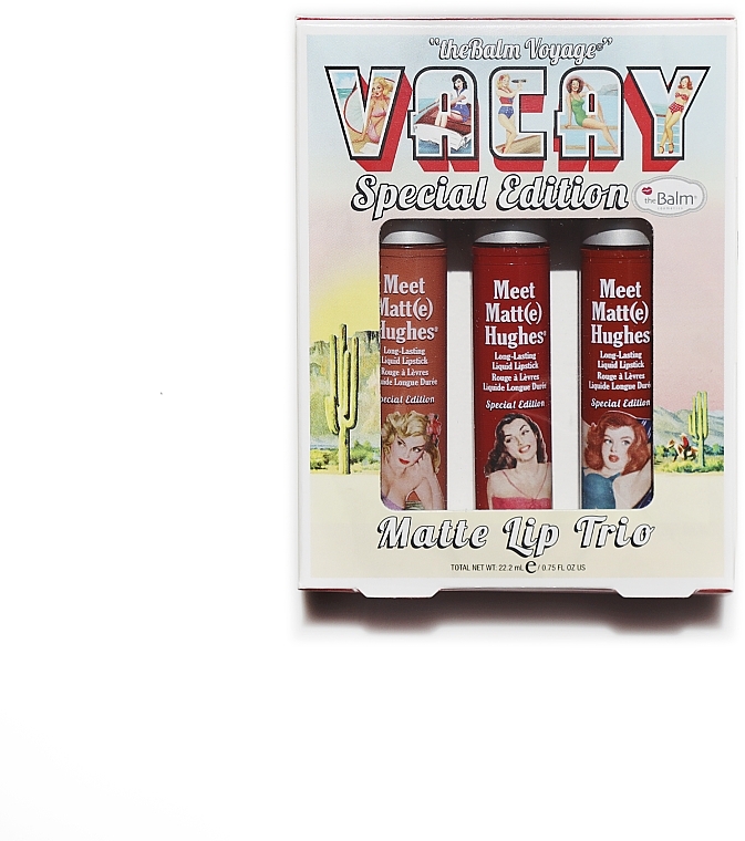 TheBalm Voyage Vacay Matte Lip Trio (lipstick/3x7.4ml) - Set — photo N1