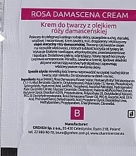 Face Cream with Damask Rose Oil - Charmine Rose Rosa Damascena Cream (sample) — photo N2