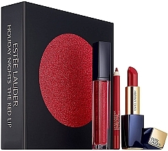 Fragrances, Perfumes, Cosmetics Set - Estee Lauder Holiday Nights The Red Lip (lipstick/3,5g + lip/gloss/5,8g + pencil/1,2g)