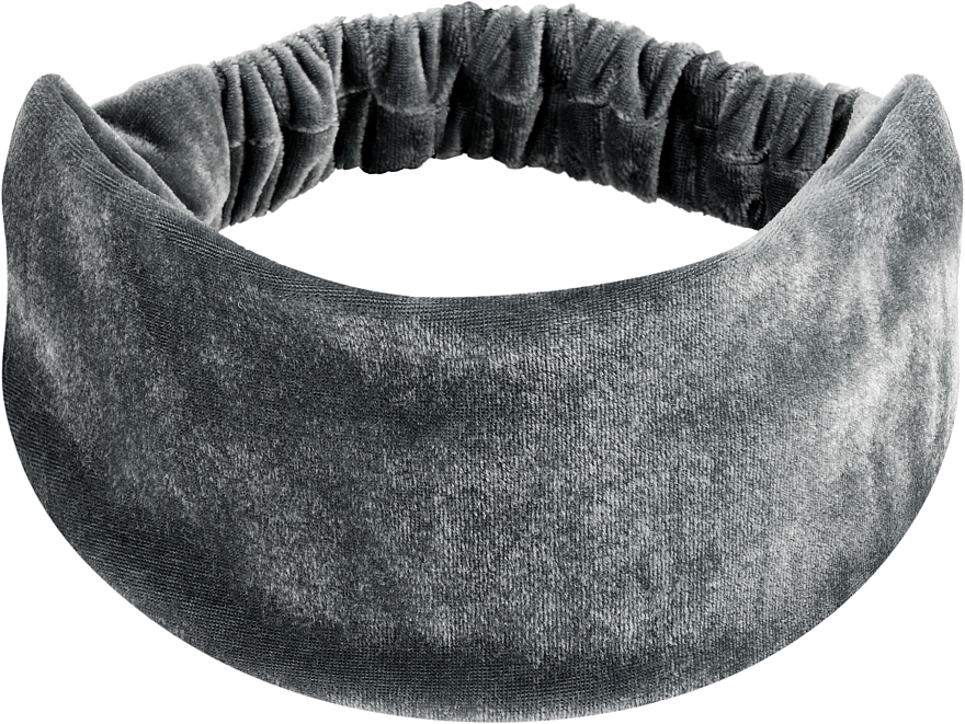 Velour Classic Headband, grey - MAKEUP Hair Accessories — photo N1