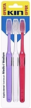 Set - Kin Cepillo Dental Medium Toothbrush Pack — photo N1
