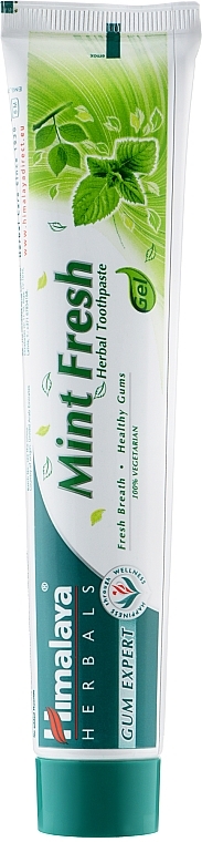 Refreshing Toothpaste-Gel - Himalaya Herbals Mint Fresh Herbal Toothpaste — photo N5