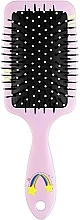 Rectangular Massage Brush, unicorn, FC-021 - Dini — photo N2