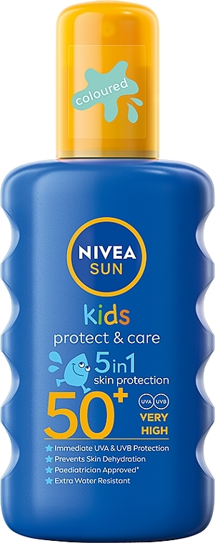 Sunscreen Spray - NIVEA Sun Kids Moisturising Spray SPF 50+ — photo N1
