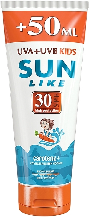 Kids Body Sun Lotion SPF 30 - Sun Like Kids Sunscreen Lotion — photo N8