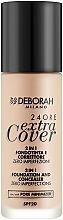 Fragrances, Perfumes, Cosmetics Face Foundation - Deborah 24Ore Extra Cover Foundation SPF 20