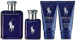 Set (edt/125 ml + edt/40 ml + sh/gel/50 ml + a/sh/gel/50 ml + pouch) - Ralph Lauren Polo Blue — photo N2