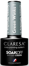 Gel Polish - Claresa Green Winks Soak Off UV/LED Color — photo N6