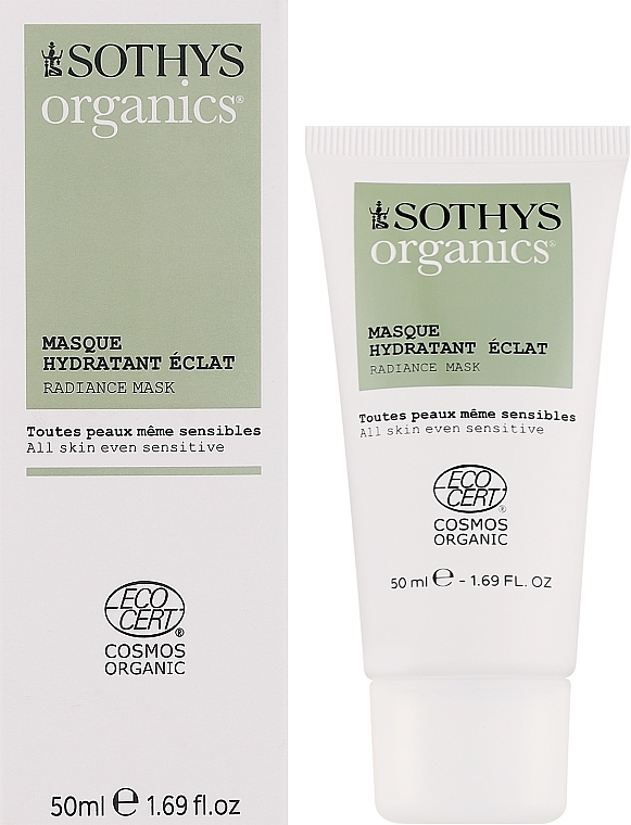 Moisturizing Face Mask - Sothys Organics Mask Hydratant Eclat — photo N3