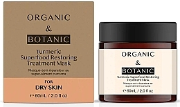 Fragrances, Perfumes, Cosmetics Turmeric Revitalizing Face Mask - Organic & Botanic Turmeric Superfood Restoring Treatment Mask