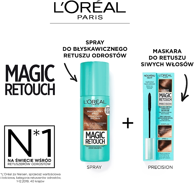 Root Touch Up Spray - L'Oreal Paris Magic Retouch — photo N3