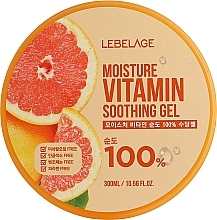 Fragrances, Perfumes, Cosmetics Moisturizing Grapefruit Gel - Lebelage Moisture Vitamin 100% Soothing Gel