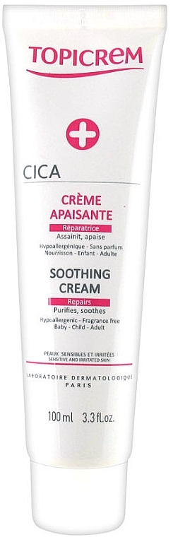 Anti-Soothing Cream - Topicrem CICA Repair Soothing Cream — photo N1