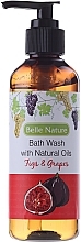 Fragrances, Perfumes, Cosmetics Shower Gel with Figs & Grapes Scent - Belle Nature Bath Wash Figs&Grapes