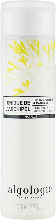 Cleansing & Mattifying Tonic for Oily & Problem Skin - Algologie Mat Plus Purifying & Matifying Toner — photo N1