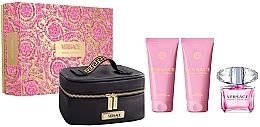 Fragrances, Perfumes, Cosmetics Versace Bright Crystal - Set (edt/90ml+b/lot/100ml+sh/gel/100ml+bag)