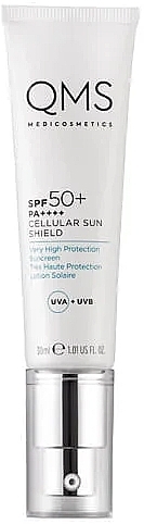 Face Sunscreen SPF 50+ - QMS Cellular Sun Shield SPF 50+ PA++++ — photo N1