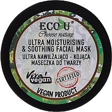 Fragrances, Perfumes, Cosmetics Moisturizing Soothing Face Mask - Eco U Choose Nature Ultra Moisturing & Soothing Face Mask