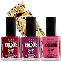 Fragrances, Perfumes, Cosmetics Set - Avon Pro Colour In 60 Seconds (nail/polish/3x10ml)