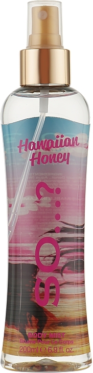 Body Spray - So…? Hawaiian Honey Body Mist — photo N1