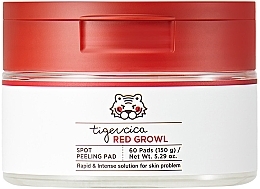 Fragrances, Perfumes, Cosmetics Exfoliating Patches for Oily Skin - It's Skin Tiger Cica Red Growl Spot Peeling Pad