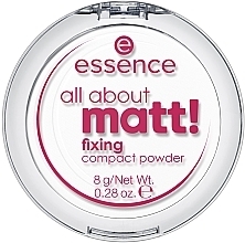 Fragrances, Perfumes, Cosmetics Compact Mattifying Powder - Essence All About Matt! Fixing Compact Powder