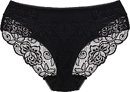 Lace Bikini Panties 'Figi', 1 pc, black - Moraj — photo N1
