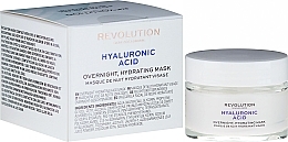 Fragrances, Perfumes, Cosmetics Night Mask - Makeup Revolution Skincare Hyaluronic Acid Overnight Hydrating Face Mask 