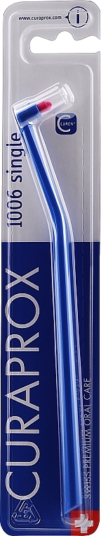 End-Tuft Toothbrush "Single CS 1006", blue - Curaprox — photo N1