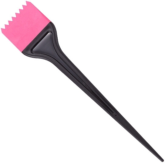 Wide Silicone Hair Brush, pink - Xhair — photo N1