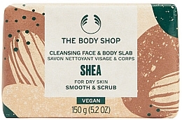 Fragrances, Perfumes, Cosmetics Shea Cleansing Face & Body Slab - The Body Shop Shea Cleansing Face & Body Slab