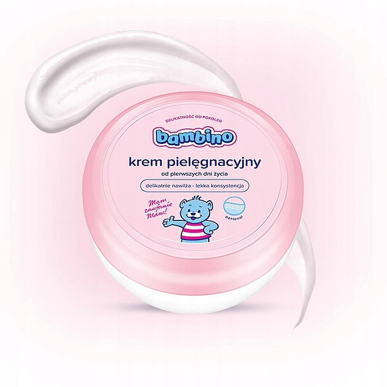 Moisturizing Diaper Cream with Panthenol - Bambino Baby Care Cream — photo N3