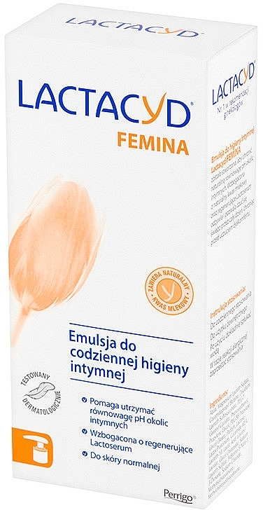 Intimate Hygiene Gel without Pump - Lactacyd Femina — photo N2