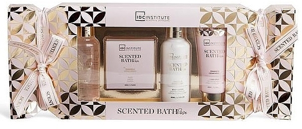 Beauty Set - IDC Institute Scented Bath Rose (sh/gel/80ml + b/lot/80ml + h/cr/65ml+ soap/50g) — photo N1