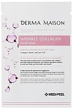 Anti-Aging Sheet Mask with Collagen - MediPeel Derma Maison Wrinkle Collagen Facial Mask — photo N1