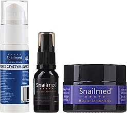 Men Set #7 - Snailmed (f/cr/30ml + cr/60ml + ser/15ml) — photo N7