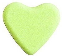 Heart Bath Bomb, light green - IDC Institute Heart Bath Fizzer — photo N1