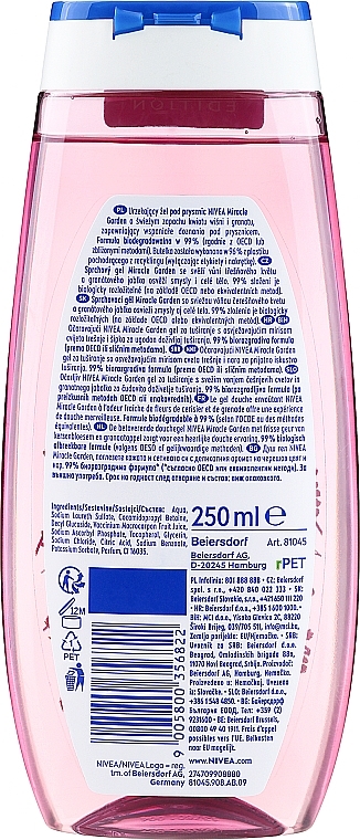 Sakura Blossom Shower Gel - Nivea Miracle Garden Cherry Blossom — photo N6