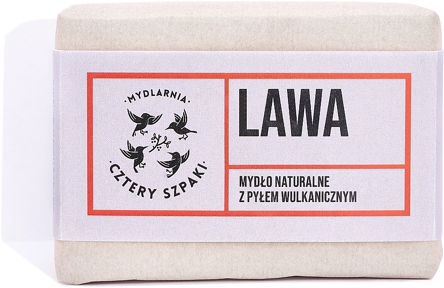 Natural Volcanic Ash Soap - Cztery Szpaki With Volcanic Ash Soap — photo N1