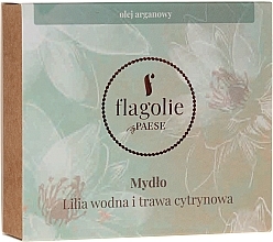 Fragrances, Perfumes, Cosmetics Hand & Body Natural Soap "Water Lily and Lemongrass" - Flagolie by Paese Water Lily And Lemongrass