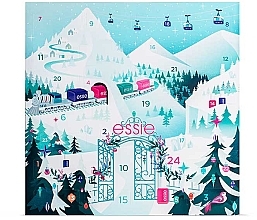 Fragrances, Perfumes, Cosmetics Advent Calendar, 24 products - Essie Advent Calendar Express Train